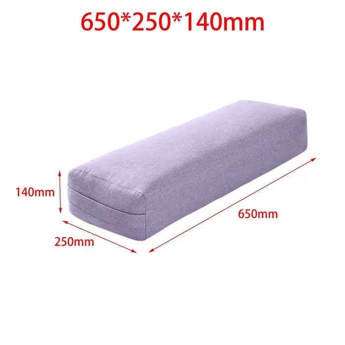 Oreiller de Yoga, coussin de méditation rectangulaire avec poignée