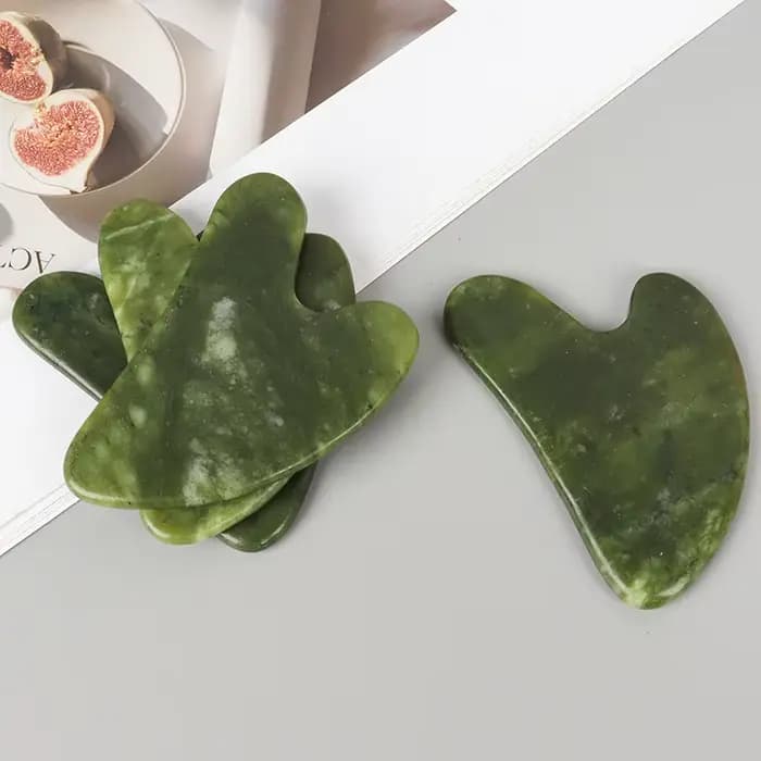 Outil de massage Gua Sha en jade Xiuyan