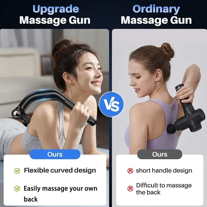 Pistolet de massage à double tête