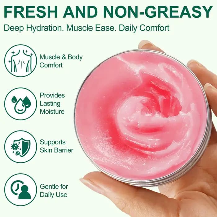 Crème hydratante pour massage profond