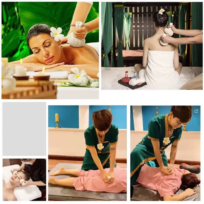Boule de Massage à base de plantes thaïlandaises