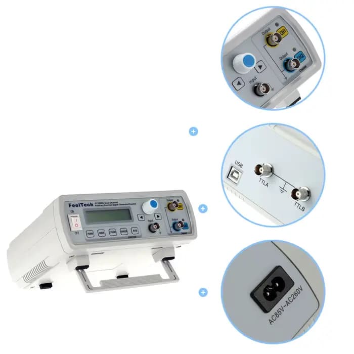 Générateur de fonction numérique DDS double canal 12Bits 250MSa/s onde sinusoïdale 24MHz forme d'onde arbitraire/générateur de Signal de fréquence d'impulsion