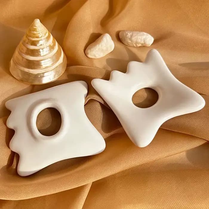 【rrkxa】 Planche de Massage GuaSha en céramique