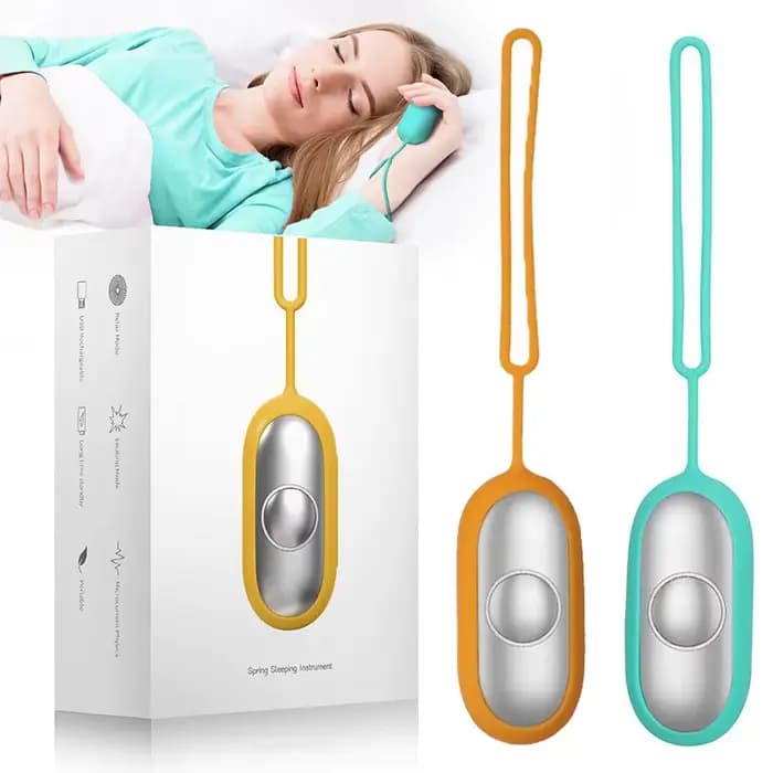 Appareil portatif d'aide au sommeil par microcourant avec stimulation par impulsions EMS pour soulager l'anxiété