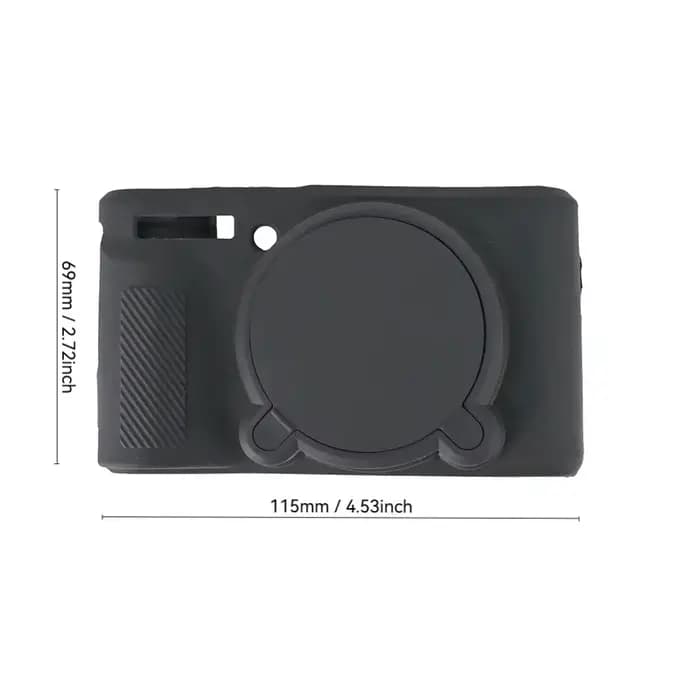 Juste de protection pour appareil photo en silicone entièrement protégée, capuchon d'objectif, étui antichoc pour IL PowerShot SX730, SX740, SX740HS