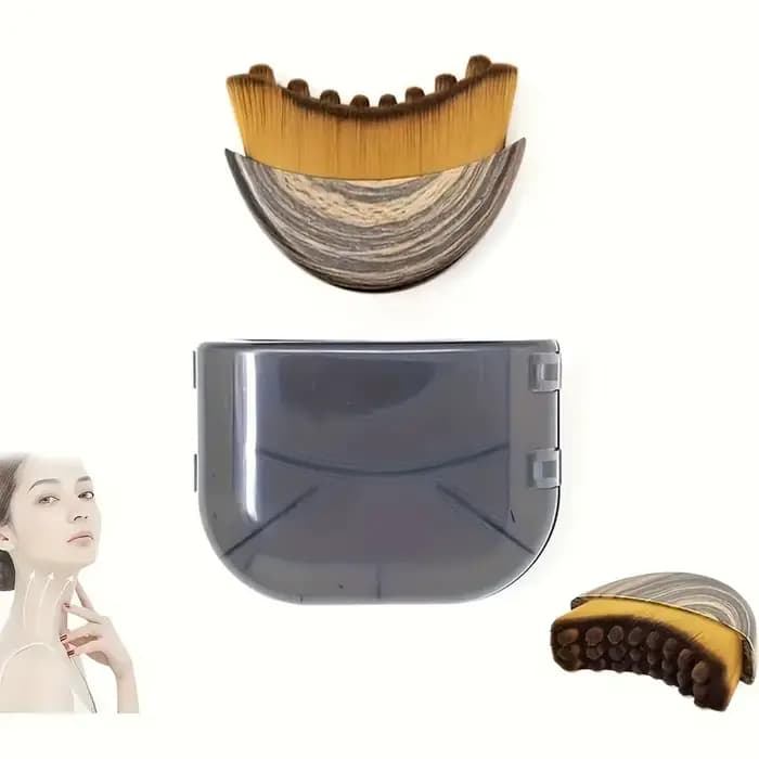 Brosse de drainage lymphatique pour le visage et le corps