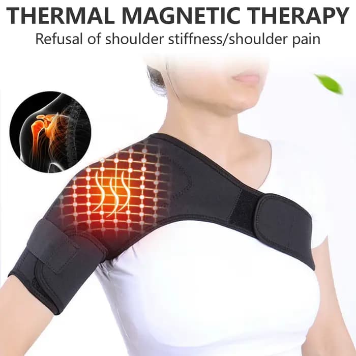 Attelle d'épaule simple réglable auto-chauffante, soulagement de la douleur, masseur pour manchette rotateur, coussinet d'épaule Cervical