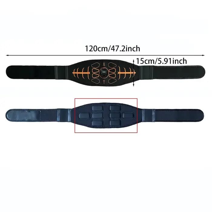 Ceinture de tonification abdominale de toner musculaire intelligent entraîneur d'abs Recharge USB masseur corporel équipement de Fitness d'entraînement de gymnastique à domicile