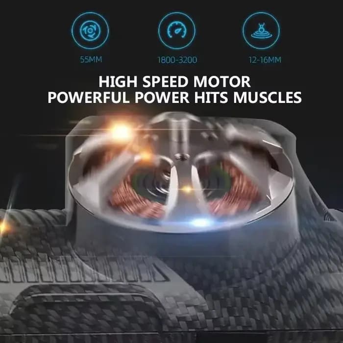 Pistolet de massage électrique à 30 niveaux pour homme et femme