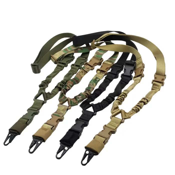 Élingue de fusil tactique à Point unique, 1 Point, pour Airsoft, robuste, pour pistolet de tir au Combat, sangle de chasse