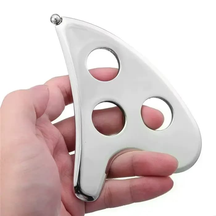 Outil intelligent de massage Gua Sha à trois trous pour la relaxation musculaire profonde