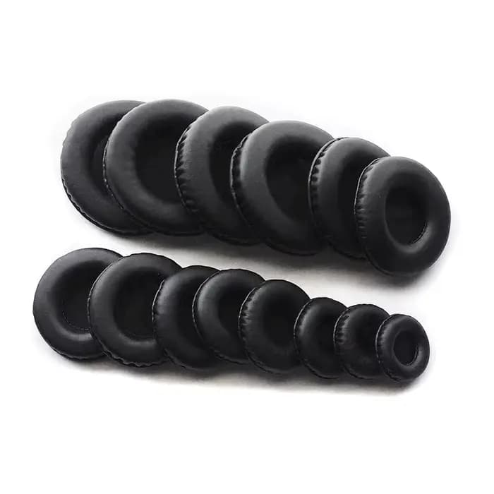 Coussinets d'oreille pour écouteurs, housse en mousse de cuir éponge 40mm 50mm 55mm 60mm 65mm 70mm 75mm 80mm 85mm 90 95 100 105mm 110mm