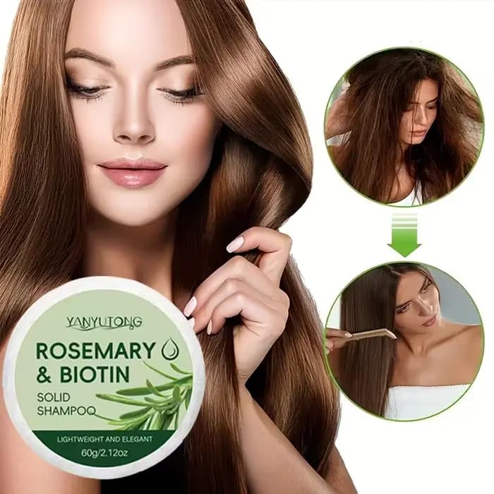 Shampoing solide au romarin : soin du cuir chevelu
