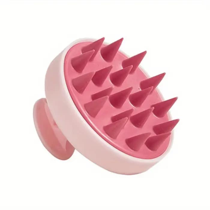 Masseur de cuir chevelu en silicone et brosse à shampoing