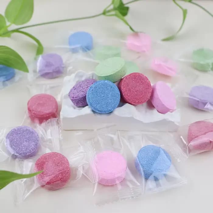 180/40 pièces bain de pieds instantané comprimés effervescents huile essentielle sel