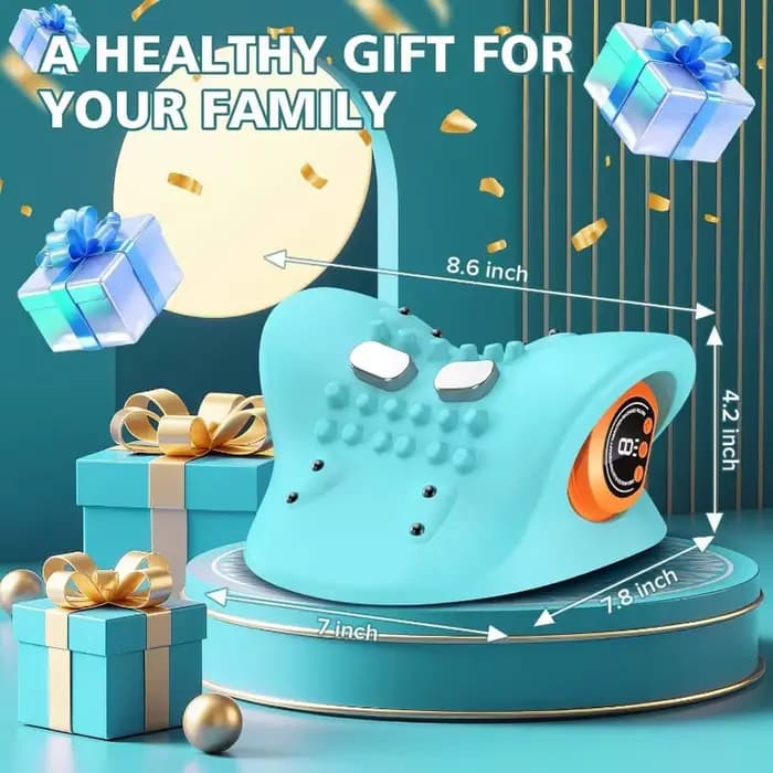 Masseur pour les épaules et le cou, fonction de massage électrique, masseur pour le cou et les épaules, sans fil, portable, recharge USB. Le cadeau idéal