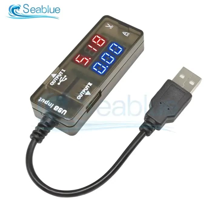 Détecteur numérique USB pour touristes, courant, tension, charge, testeur, batterie, voltmètre, ampèremètre, chargeur, multimètre, kit de bricolage électronique, médecin