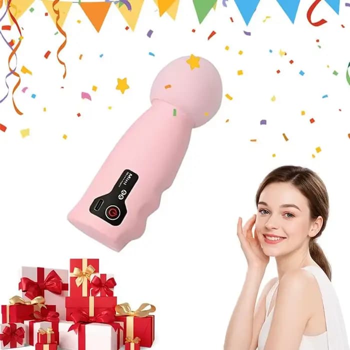 Mini masseur électrique portable, rechargeable par USB avec 4 réglages de vitesse, polyvalent pour le corps, le dos, le cou, les jambes et la taille