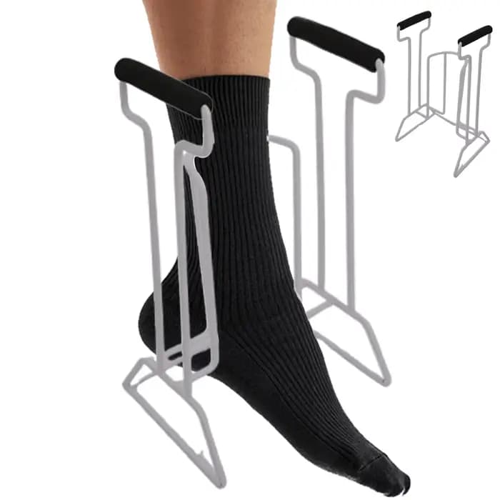 Dispositif d'aide au chaussette de Compression amélioré