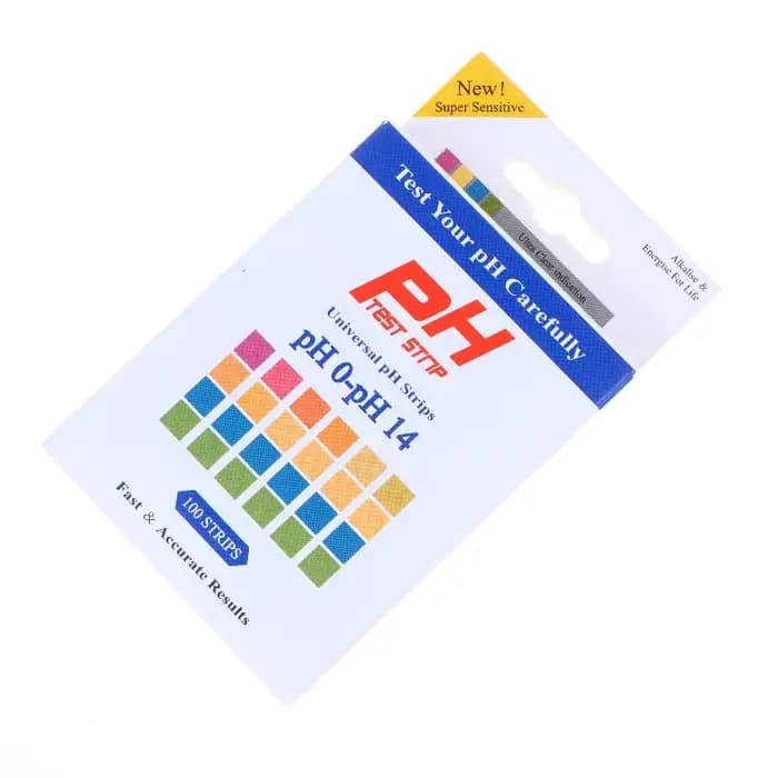 100 bandelettes de test de pH de l'eau 0-14, kit en papier facile à utiliser pour piscine, spa, eau potable et test d'aquarium