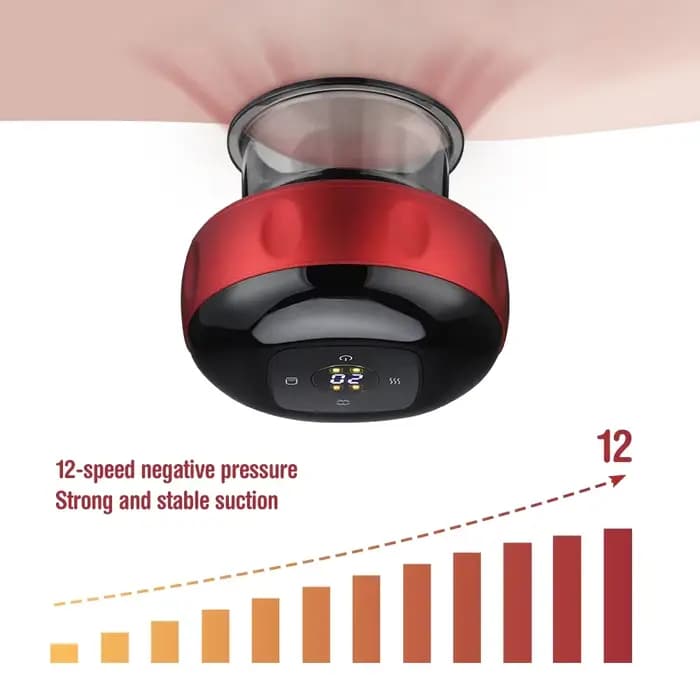 Masseur électrique intelligent à ventouse chauffante