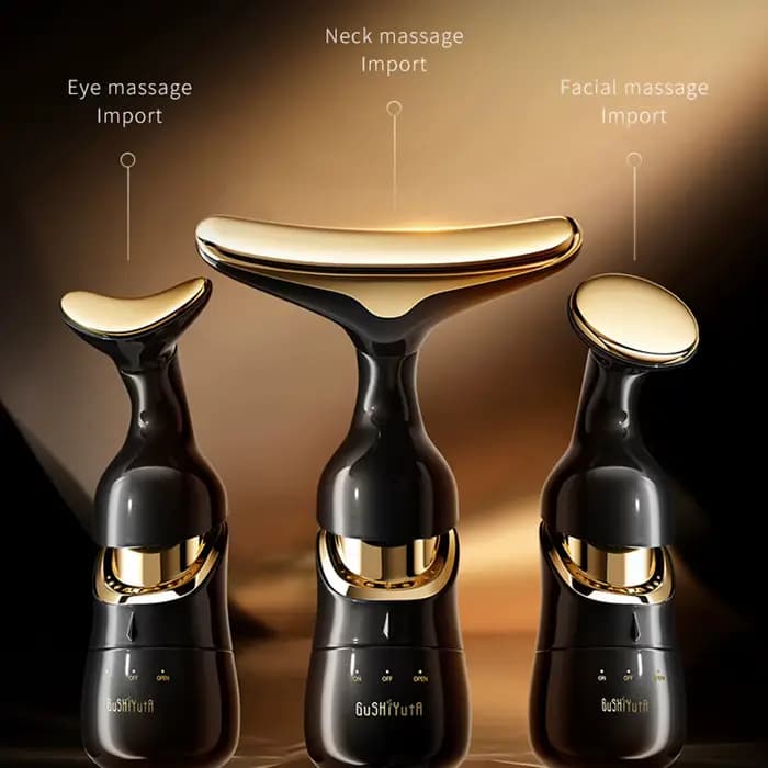 3 en 1 soins de la peau dispositif de levage raffermissant du visage cou Massage des yeux