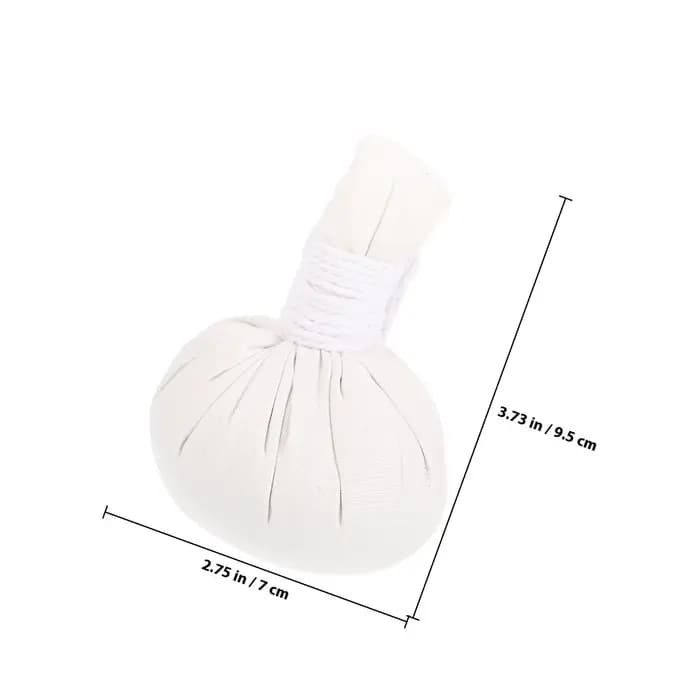 Ensemble de 2 boules à herbes chinoises chauffantes pour massage