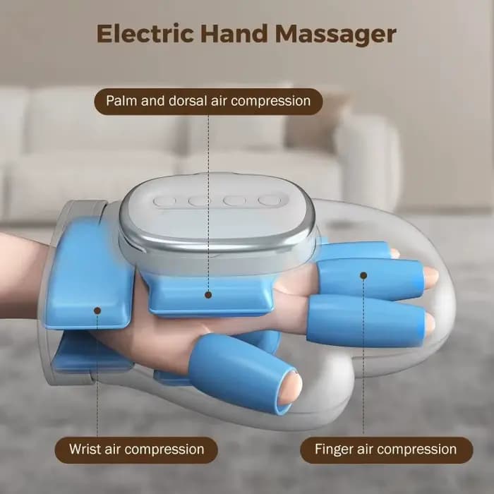 Masseur pour les mains avec 3 modes