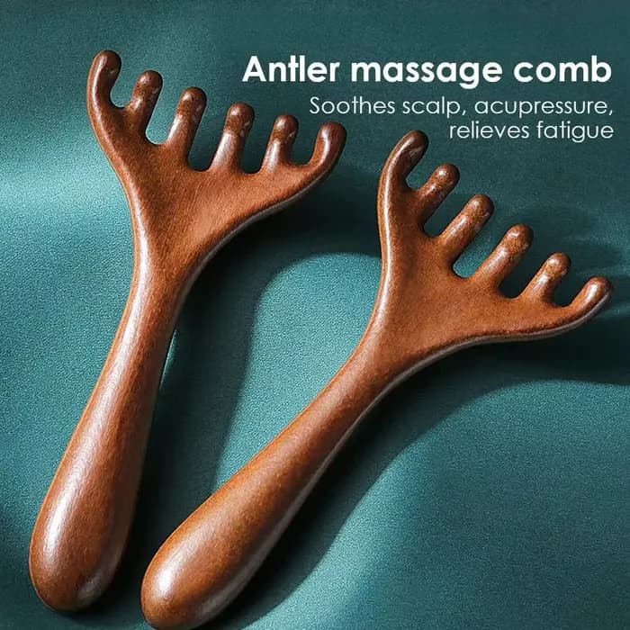 Peigne de Massage méridien antistatique à 6 griffes