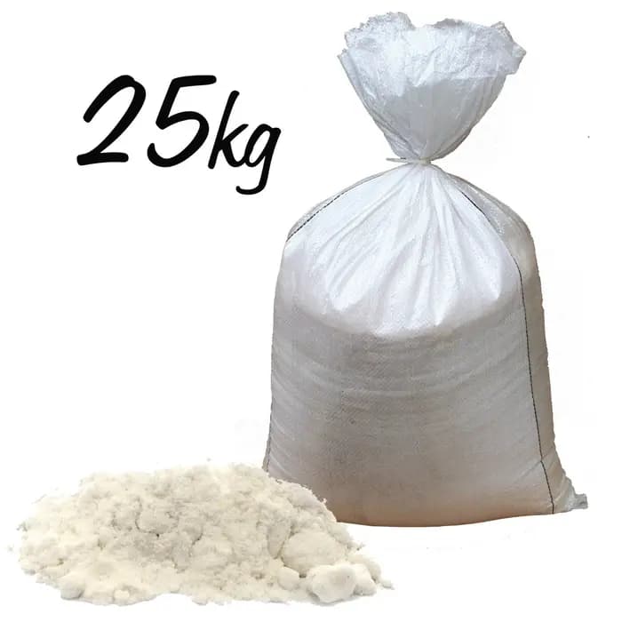 Sack of 25KG White Bath Salt - 2 mm