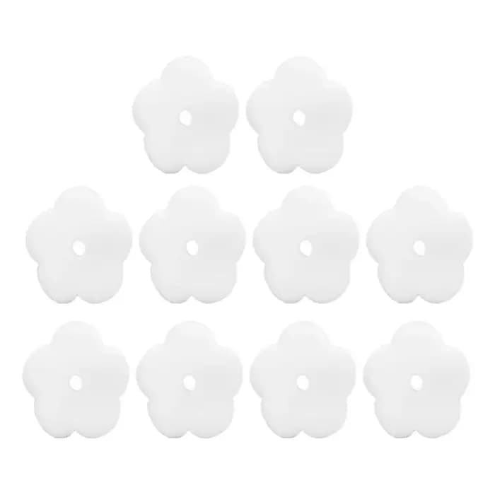 Éponge anti-salissures pour bain à remous, 10 pièces, absorbeur d'huile en forme de fleur pour piscine et spa, filtre absorbant haute efficacité